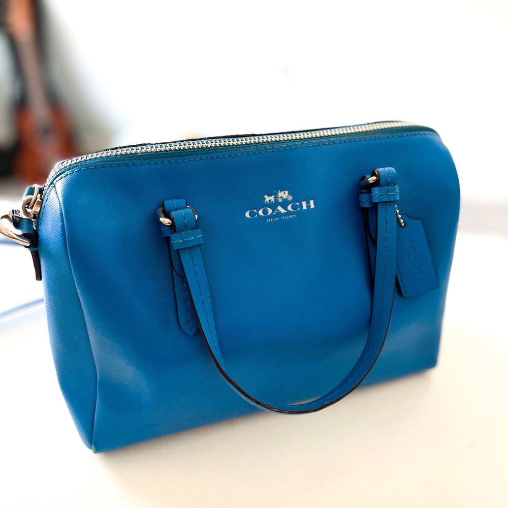 Coach Peyton Bennet Mini Purse in Blue